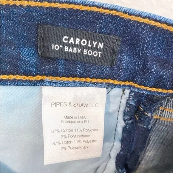 Veronica Beard Denim with Yellow Stitching - Picture 6 of 7